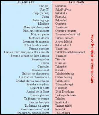 la langue japonaise!mdr